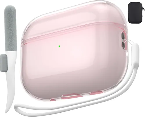 Vista 42 de Funda Valkit Compatible para AirPods Pro, Funda Protectora Transparente y Suave a Prueba de Golpes para AirPods Pro Gen 2ª/1ª (2023/2022/2019)