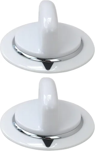 2-Pack WE1M654 Dryer Timer Knob with Reinforced Metal Ring AP3995098 WE01M0443 Replacement For Hotpoint:HTDP120ED1WW HTDP120ED1WW HTDP120ED2WW