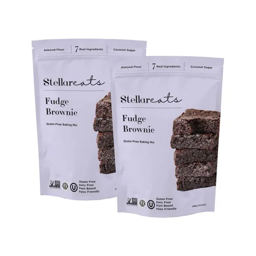 Vista 10 de Stellar Eats Mezcla para hornear brownie sin cereales Sin gluten, sin lácteos, a base de plantas, apta para paleo, endulzada naturalmente