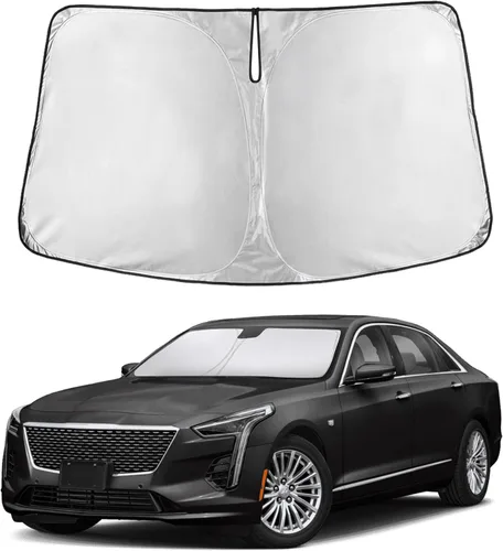 Vista 159 de Parasol para parabrisas para Rivian R1S 2022-2024 2025 compatible con EcoNour material de poliéster 240T, visera solar para coches, reflector que