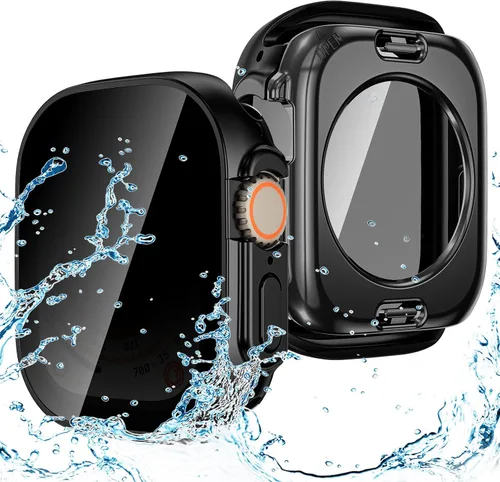 Vista 17 de Goton Funda impermeable con protección de privacidad compatible con Apple Watch, protector de pantalla de 40 mm para Series 6/5/4, SE 3/2/1