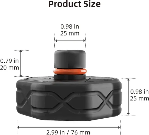 Vista 5 de Torin Almohadillas de elevación para Tesla modelo Y/S/3/X: antideslizante Jack Pucks Tesla Accesorios para batería y chasis, 4 paquetes con una