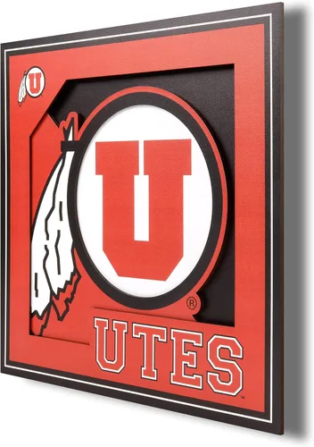 Vista 48 de YouTheFan NCAA Alabama Crimson Tide Serie de Logo 3D de Arte de Pared - 12x12 pulgadas