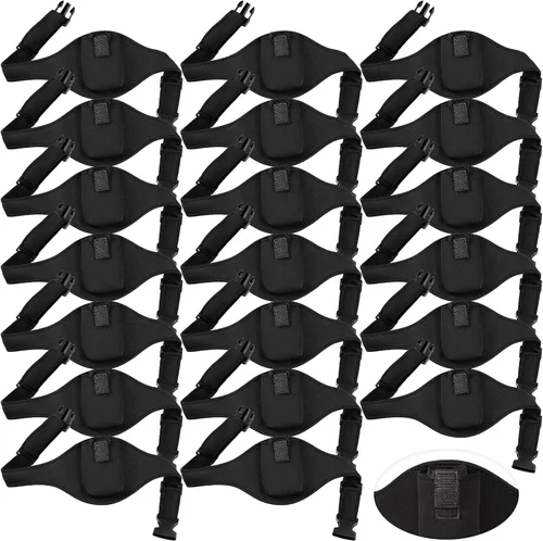 Vista 8 de Jexine Paquete de 8 Cinturones de Micrófono Inalámbrico para Teatro de Neopreno Soporte de Micrófono con Correa Anti-Caída Cinturón Absorbente