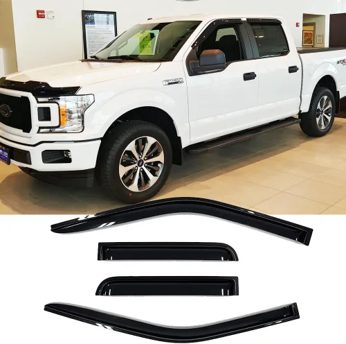 Vista 27 de Deflector de viento para ventana lateral, juego de 4 protectores de lluvia con cinta de canal, visera para Ford Explorer y Mercury Mountaineer