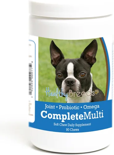 Vista 170 de Healthy Breeds Cavalier King Charles Spaniel - Multivitamínico todo en uno, completo con probióticos, glucosamina, condroitina y omegas, 60