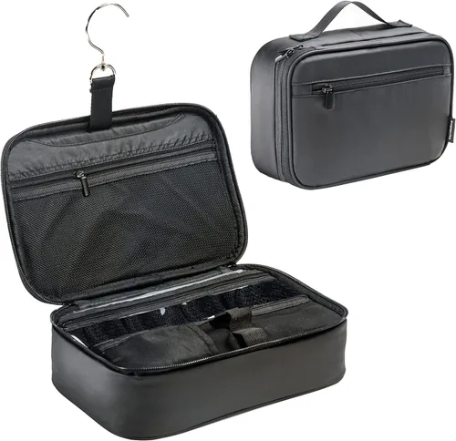 Bolsa de aseo colgante para hombres y mujeres, bolsa de viaje BAGSPRITE para artículos de tocador, bolsa de afeitar resistente al agua para hombres