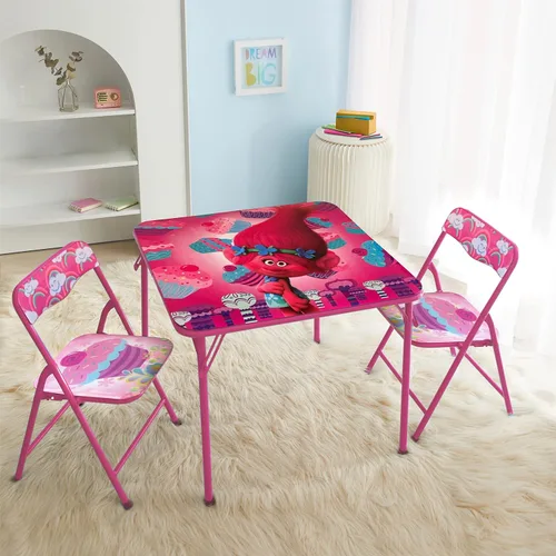 Vista 9 de [Usado] Marvel Avengers - Juego de mesa y silla de actividades para niños de 3 piezas, mesa cuadrada con 2 sillas plegables, muebles temáticos