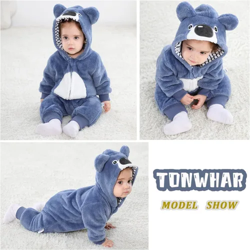 Vista 5 de Tonwhar - Mameluco disfraz para bebé de 0 a 3 años, diseño de animales y dibujos animados.