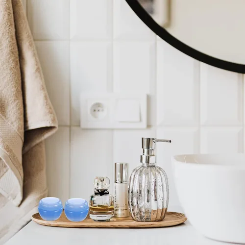 Vista 3 de Caja de plástico para crema y leche, tarro de cosméticos de plástico, envases de crema cosmética, tarros de plástico con encantos de plástico, tarro