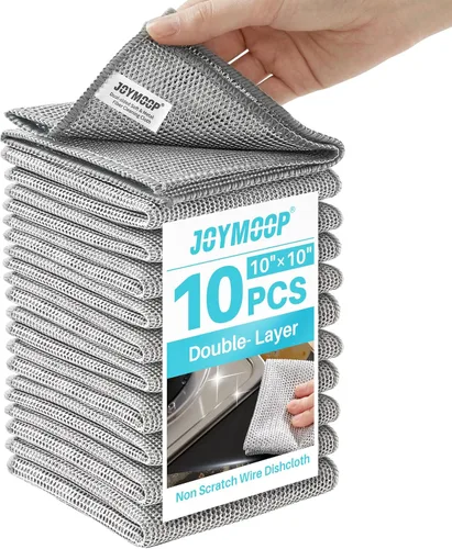 Vista 23 de JOYMOOP Esponja de cocina de dibujos animados, esponjas de celulosa para limpieza, esponjas antiarañazos para lavar platos, esponja reutilizable