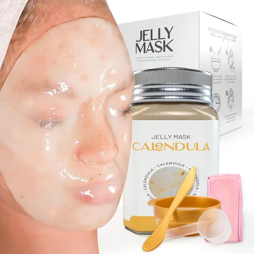 Vista 20 de BRÜUN Tarro de máscara de gelatina de carbón de bambú para el cuidado de la cara, máscara de goma para el cuidado de la cara, 23 onzas líquidas