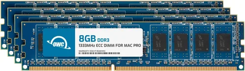 Vista 7 de OWC Módulo de actualización de memoria SDRAM DDR3 ECC PC3-10600 1333MHz CL9 SDRAM de 8 GB (2 x 4 GB) compatible con modelos Mac Pro Nehalem