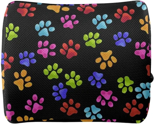 Vista 3 de Hechitok Cojín de espuma viscoelástica para silla de oficina, asiento de automóvil, viajes, reduce la presión del coxis y mejora la comodidad