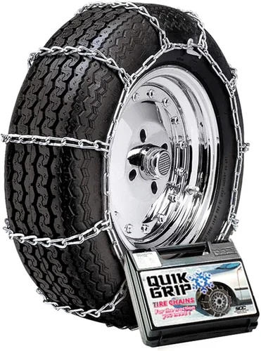 Vista 3 de Security Chain Company QG1840 Quik Grip - Cadenas de tracción para neumáticos de vehículo de pasajeros, tipo barra en V RP, juego de 2
