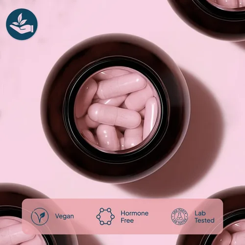 Vista 6 de Probióticos para la salud vaginal de las mujeres, 20 mil millones de UFC, probióticos vaginales, equilibrio de pH, apoyo de levadura y olor, defensa
