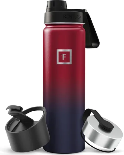 Vista 39 de IRON °FLASK Frasco de hidratación para acampar y senderismo con boquilla, botella de agua deportiva de acero inoxidable con aislamiento de boca