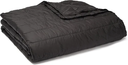 Vista 7 de PUFF Down Alternative Indoor/Outdoor Water Resistant Blanket with Extra Strong Nylon Cover, King, Peacock