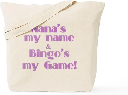 Vista 32 de CafePress Bingo Lingo Tote Bag Natural Canvas Tote Bag, Bolso de compras de tela, Caqui