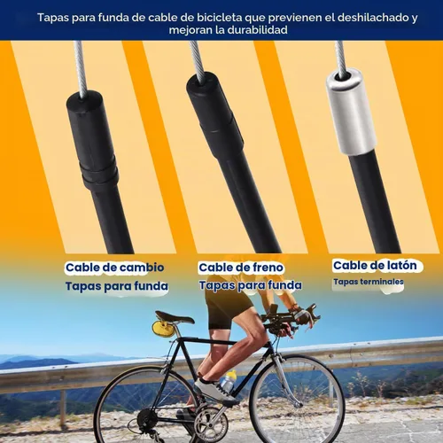 Vista 6 de weideer Cable de freno de bicicleta Cable de cambio Kit de carcasa de cable de bicicleta Kit de cable de freno de bicicleta Línea de transmisión