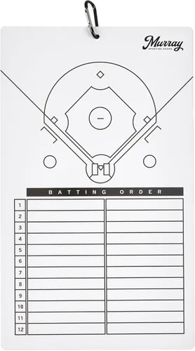Vista 3 de Murray Sporting Goods sujetapapeles para entrenadores de borrado en seco Pizarra blanca de doble cara