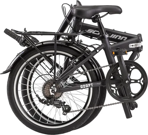 Vista 3 de Schwinn Adapt U Bicicleta plegable, ruedas de 20 pulgadas, 7 velocidades, azul acero