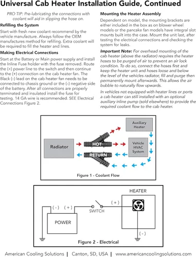 Vista 4 de Calentador auxiliar universal de bajo perfil de 20,000 BTU, 12 voltios, para cabina de coche, UTV, camión, furgoneta