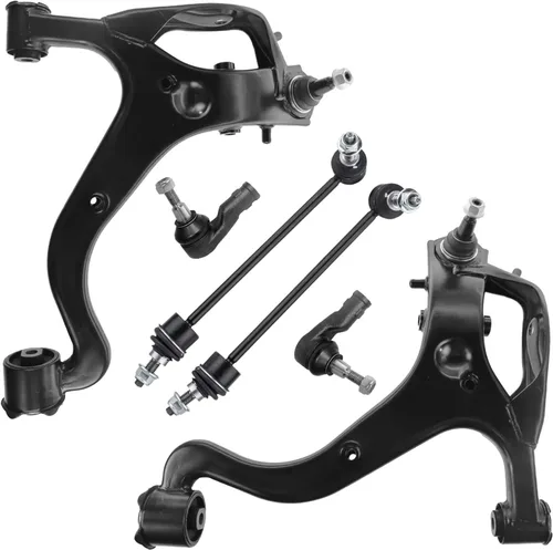 Vista 90 de Detroit Axle - Kit de extremo delantero RWD para Chrysler 300 Dodge Charge Challenger 2011-2019, 2 brazos de control inferiores traseros 2 rótulas