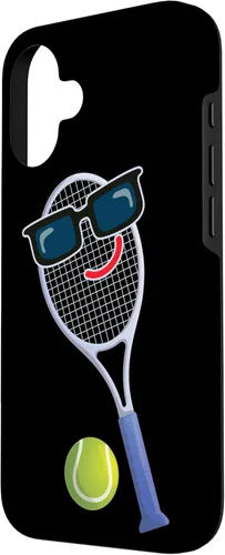 Vista 2 de Tennis Racket Tennis Ball Tennis Player Backhand Gift Case for iPhone 16