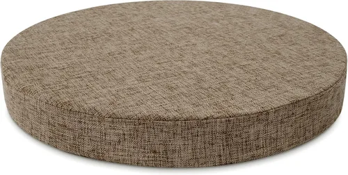 Tromlycs Cojín redondo para asiento de silla de 16 pulgadas, para taburetes circulares, almohada de espuma decorativa antideslizante, 1 pieza, 16 x