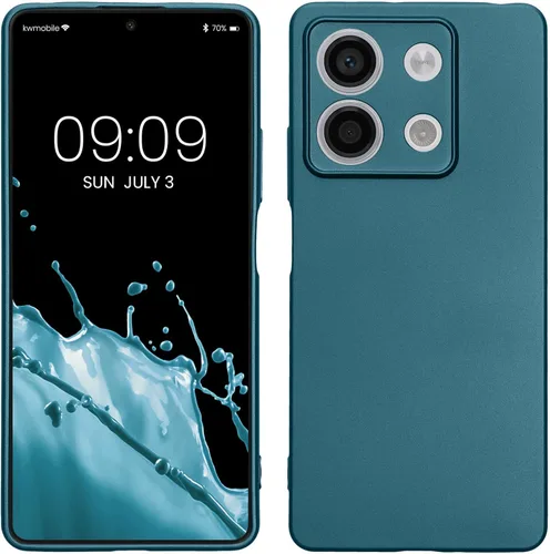 Vista 136 de kwmobile Funda compatible con Xiaomi Redmi Note 9S / 9 Pro / 9 Pro Max - Funda protectora de silicona TPU suave y delgada - Negro mate