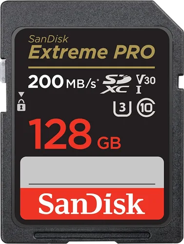 Vista 3 de SanDisk - Tarjeta de memoria Extreme Pro de 128 GB funciona con Nikon D3400, D3300, D750, D5500, D5300, D500, AW130, W100, L840, A900 con 1 lector