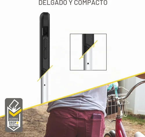 Vista 5 de OtterBox Commuter Series - Funda para iPhone 8 Plus y iPhone 7 Plus (solamente), embalaje no minorista, Aqua Mint Way