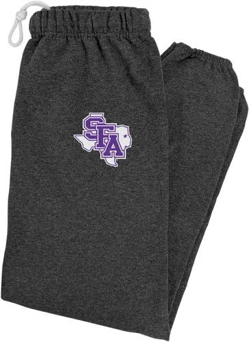 Vista 203 de LOGOVISION Pantalones deportivos para hombre con logotipo primario colegiado colección jaspeado carbón