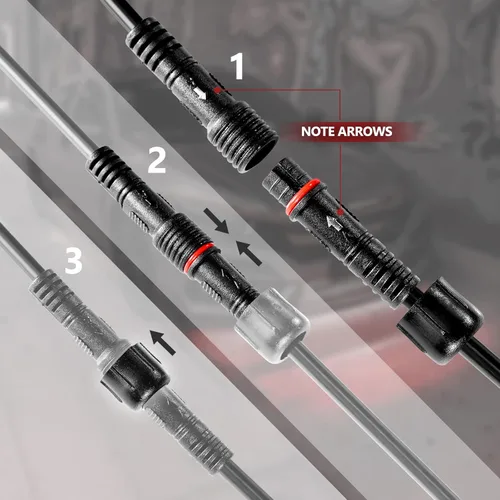 Vista 8 de OPT7 Aura - Kit de iluminación de aluminio con luz de desbloqueo sin llave, 4 tiras LED de neón para exteriores, modos multicolor, impermeable