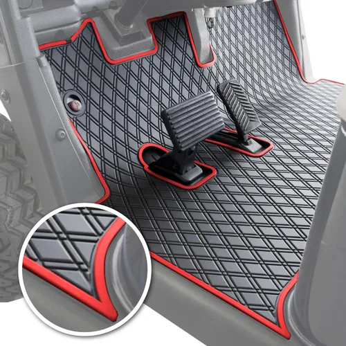 Vista 10 de Xtreme Mats EZGO RXV - Tapete para carrito de golf, cobertura completa, solo se adapta a EZGO RXV (2008-2022) y 2Five (2009+) - Todo negro