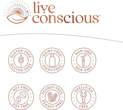 Vista 4 de Live Conscious Gotas líquidas sublinguales de vitamina B12 vegana Metilcobalamina Fuerza máxima B12 5000mcg Fórmula - Vitamina B 12 vegana