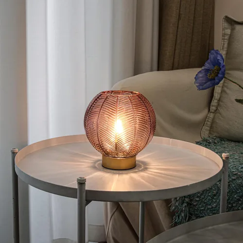 Vista 4 de LUSHARBOR Lámpara con Batería, Lámparas de Mesa Inalámbricas con Batería para Mesita de Noche, Lámparas Pequeñas para Sala de Estar Mesa Decorativa