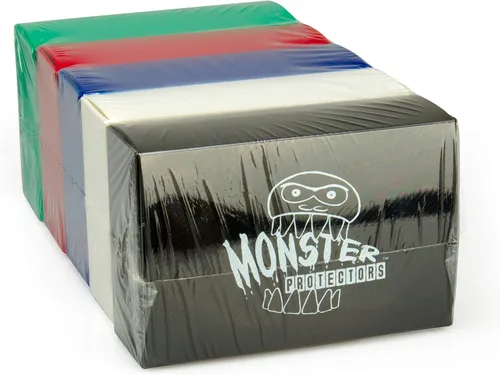 Vista 8 de Monster Caja de almacenamiento magnética de doble cubierta, 5 unidades con 2 fundas extraíbles para cubierta, cada una con capacidad para 150 TCG