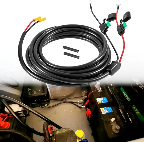 Repuesto para cable de extensión de cargador de batería Minn Kota MK-EC-15 - Cable de extensión de salida del cargador de batería de 15 pies, 1820089