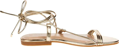 Vista 6 de The Drop Women's Samantha Flat Strappy Lace-up Sandal