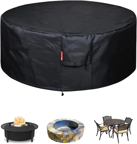 Vista 13 de SheeChung Cubierta para Hoguera para Solo Stove Bonfire Hoguera Exterior Sin Humo - Pequeña Redonda Impermeable Refugio de Poliéster 600D
