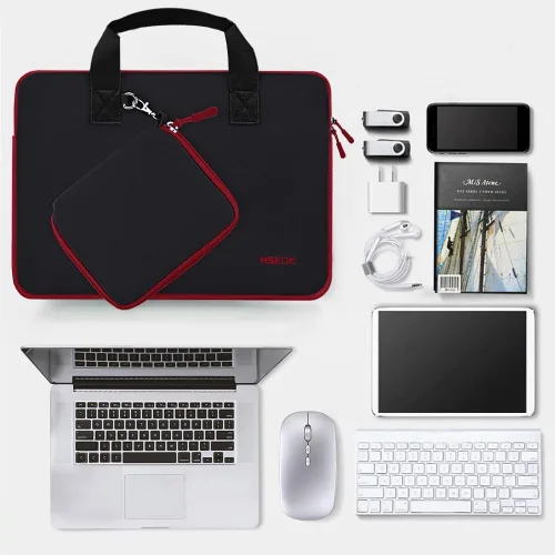 Vista 7 de Funda elástica para laptop de 11.6, 12.9 y 13 pulgadas, con funda pequeña, compatible con MacBook Neo Air Pro M5/M4/M3/M2/M1, iPad 13 12.9, XPS 13