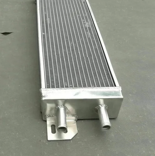 Vista 5 de Air to Water Intercooler Aluminum Liquid Heat Exchanger universal & Fans