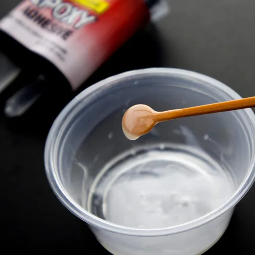 Vista 6 de BAZIC Products Pegamento epoxi con aplicador de jeringa 0.2 onzas/0.20 oz, ajuste rápido, 2 partes de pegamento transparente adhesivo para madera