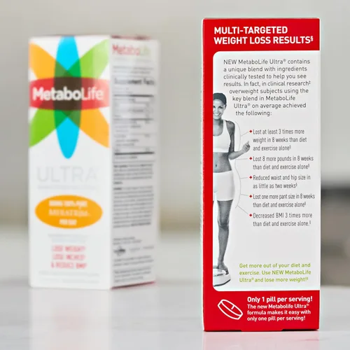 Vista 5 de MetaboLife Ultra - Suplemento dietético - Suplemento para el hambre para mujeres y hombres - 800 mg, 45 cápsulas