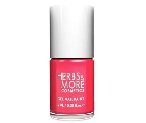 Vista 4 de Herbs & More Cosmetics - Pintura de uñas de larga duración, resistente a las astillas, acabado brillante, no tóxica y de secado rápido, fácil