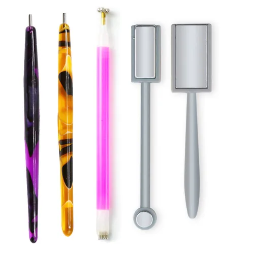 3D Nail Art Cat Eye Gel Magnet Stick Manicura Magnética Pen Herramientas 5 Unids