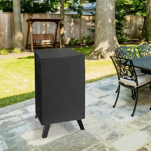 Vista 7 de Arcedo Funda para ahumador eléctrico de 30 pulgadas para ahumador Masterbuild, cubierta de parrilla impermeable resistente al agua, cubierta