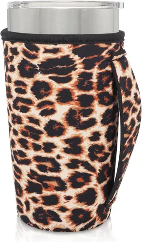 Vista 122 de Fundas Aislantes de Neopreno Portavasos con Asa para Vasos Tumbler de 20oz, Funda Reutilizable para Café Helado Para Tazas de Café de 30oz - 32oz